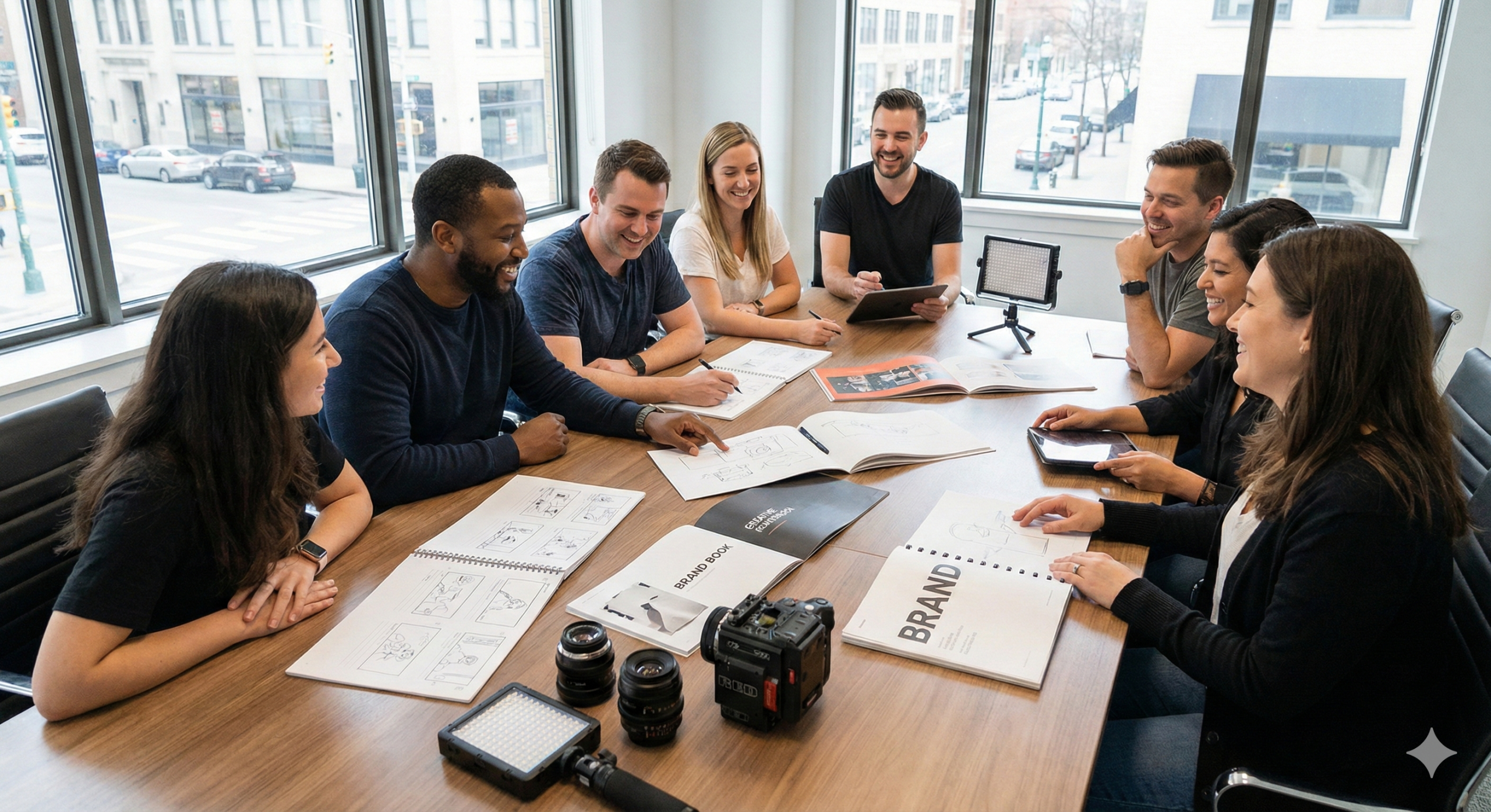 Gemini_Generated_Image_2ndrjy2ndrjy2ndr Video production agency partnership - agency and video team collaborating on live event production