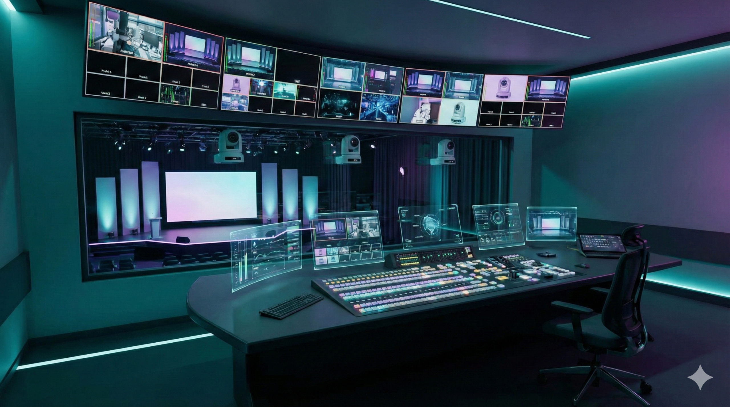 AI-powered live streaming - intelligent broadcast system managing live event video feeds