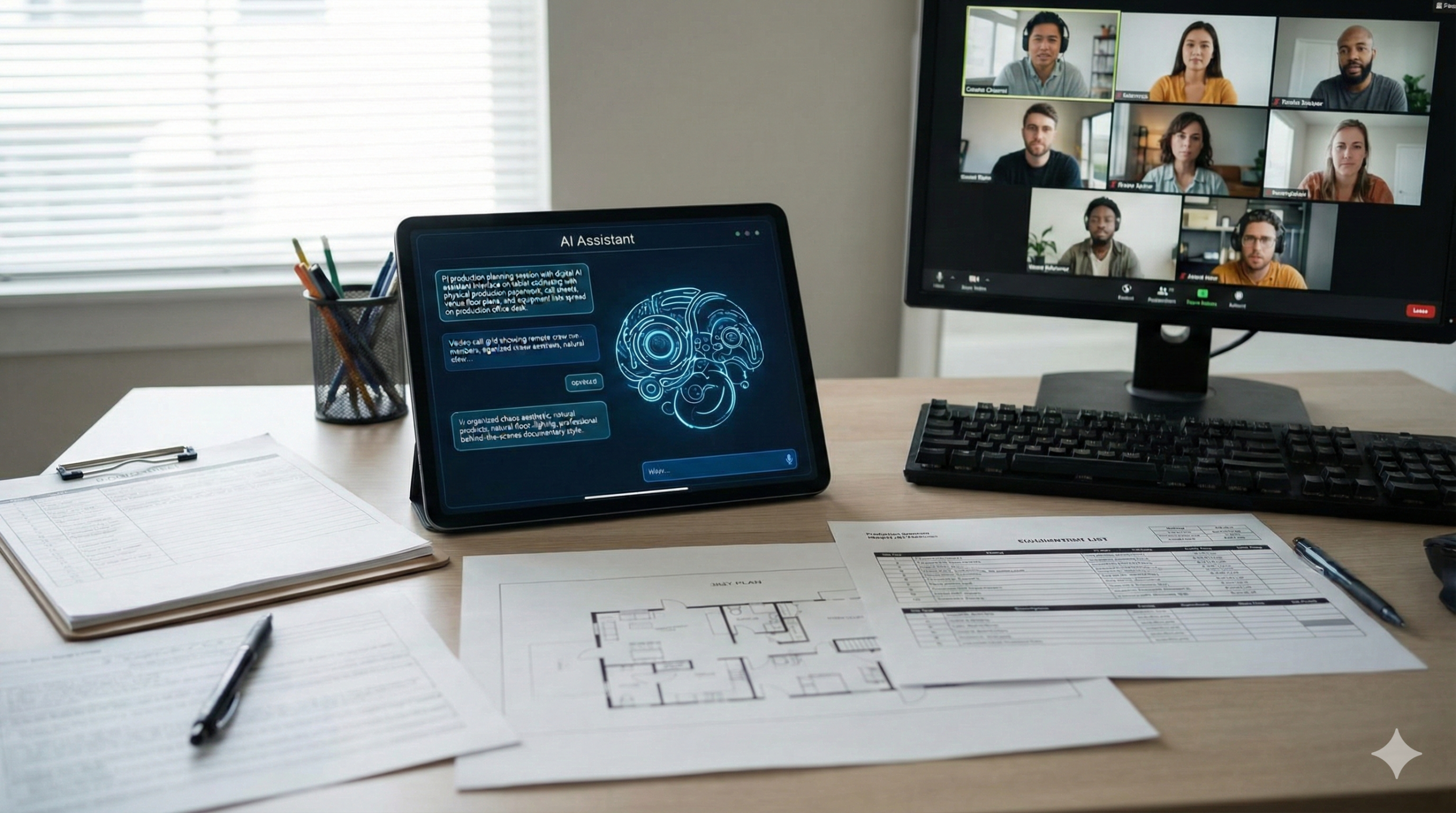 AI agents event production - automated workflow system coordinating pre-production tasks